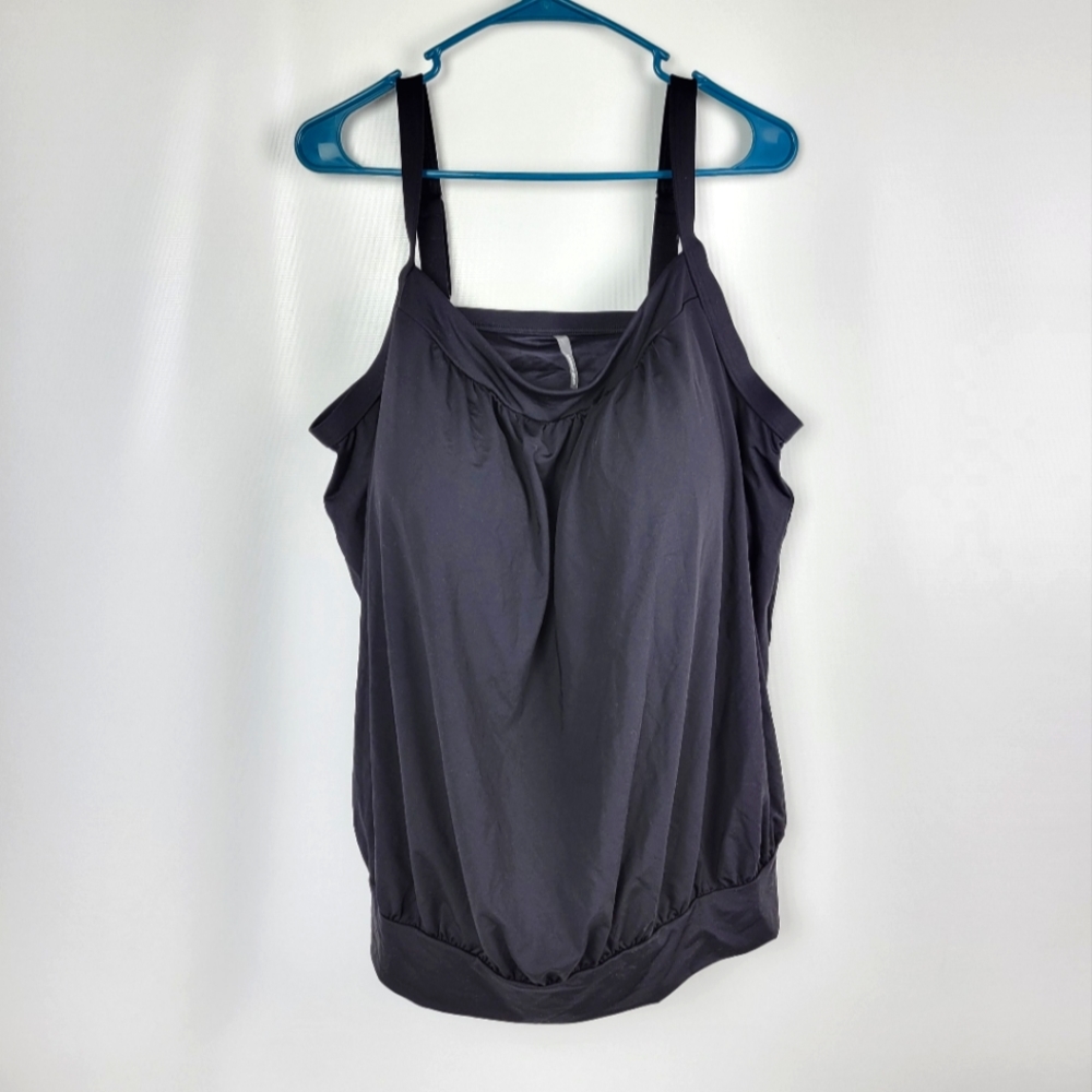 Lands' End Tankini Swim Top Sz 24W